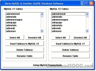 Move MySQL to Another MySQL Database Software screenshot